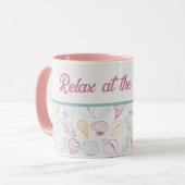 Seashell Pattern-Tasse Tasse (Vorderseite Links)