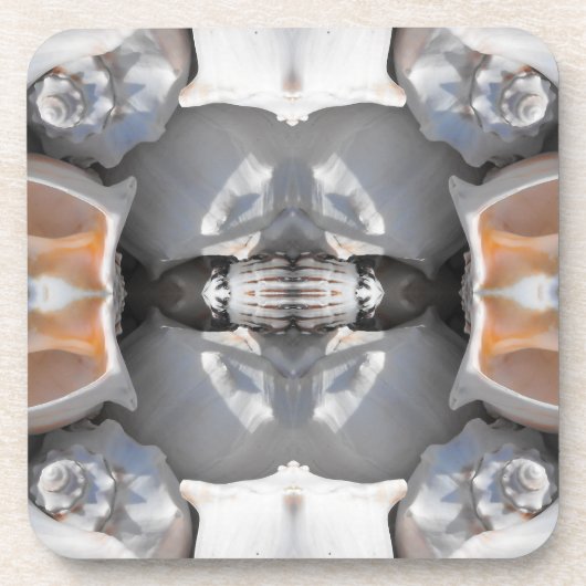 Seashell Pattern Untersetzer (Vorderseite)