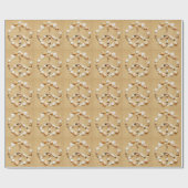 Seashell Peacesign Geschenkpapier (Flach)