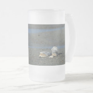 Seashell Pile Mattiert Glass Beer Tasse