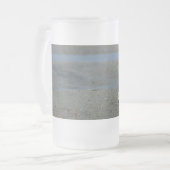 Seashell Pile Mattiert Glass Beer Tasse (Vorderseite Links)