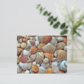 Seashell Postkarte (Stehend Vorderseite)