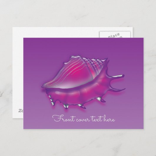 Seashell Postkarte (Vorne/Hinten)