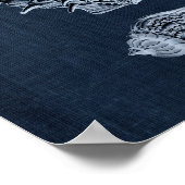 Seashell Print No. 10 Poster (Ecke)