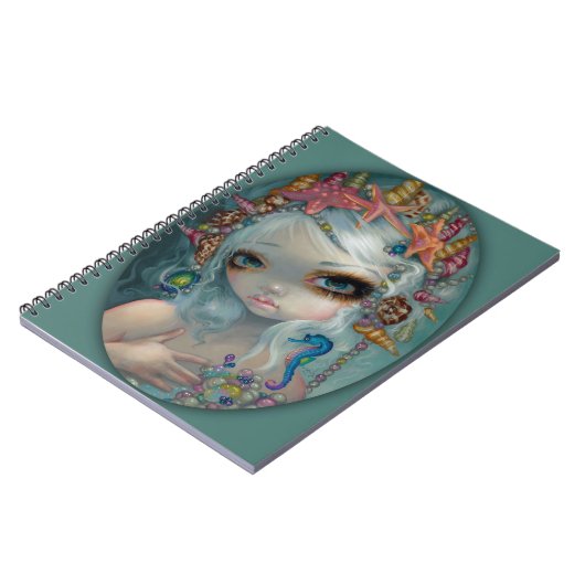 "Seashell-Prinzessin" Notizbuch Notizblock (Linke Seite)