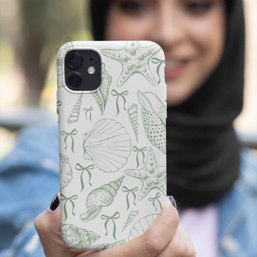 Seashell Ribbons Pattern Case-Mate iPhone Hülle