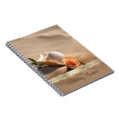 Seashell Rose Sand Notizblock (Rechte Seite)