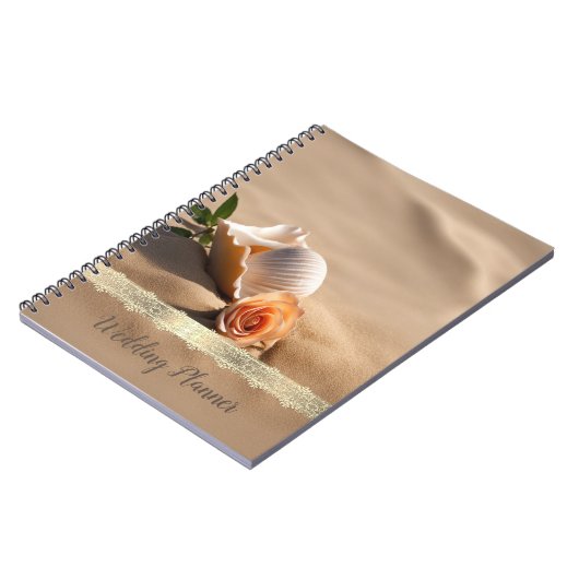 Seashell Rose Sand Notizblock (Linke Seite)