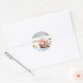Seashell Runder Aufkleber (Umschlag)