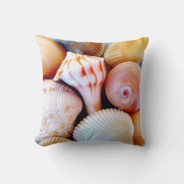 Seashell-Sammlungs-Kissen Kissen