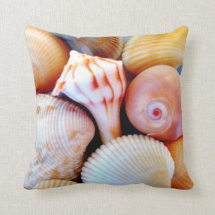 Seashell-Sammlungs-Kissen Kissen