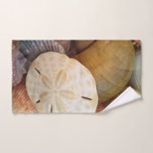Seashell Sand Dollar Muster Handtuch (Handtuch)