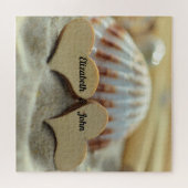 Seashell Sand Hearts Puzzle (Horizontal)