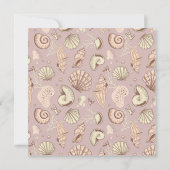 Seashell Save the Date (Rückseite)