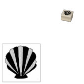 Seashell Scallop Sea Muschel Beach Gummistempel (Stempel)
