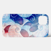 Seashell Scene Pattern Case-Mate iPhone Hülle (Rückseite (Horizontal))