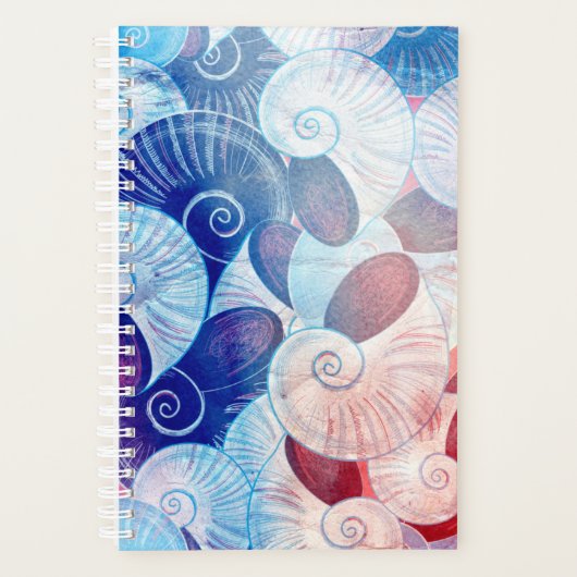 Seashell Scene Pattern Planer (Vorderseite)