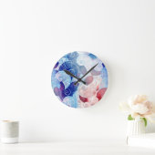 Seashell Scene Pattern Runde Wanduhr (Zuhause)