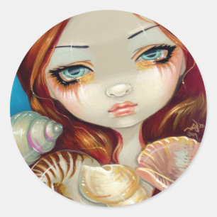 "Seashell-Schönheits-" Aufkleber