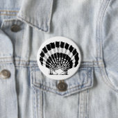 Seashell - schwarz und weiß button (Beispiel)