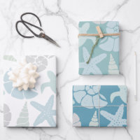 Seashell & Sea Turtle Pattern
