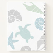 Seashell & Sea Turtle Vacation - Gästebuch Notizblock (Rückseite)
