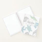 Seashell & Sea Turtle Vacation - Gästebuch Notizblock (Innenseite)