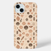 Seashell Seamless Pattern Case-Mate iPhone Hülle (Rückseite)