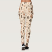 Seashell Seamless Pattern Leggings (Rückseite)