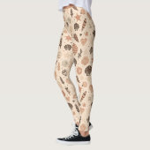 Seashell Seamless Pattern Leggings (Links)