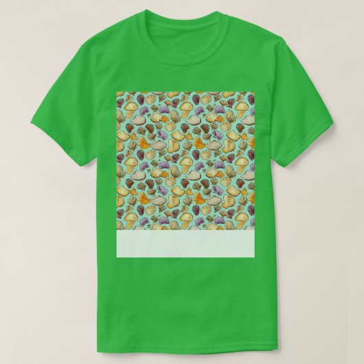 Seashell Seamless Pattern Sea Muschel Clam Beach S T-Shirt (Design vorne)