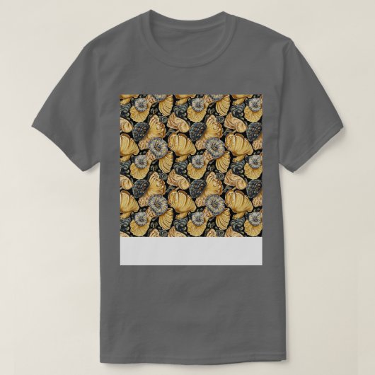 Seashell Seamless Pattern Sea Muschel Clam Beach S T-Shirt (Design vorne)