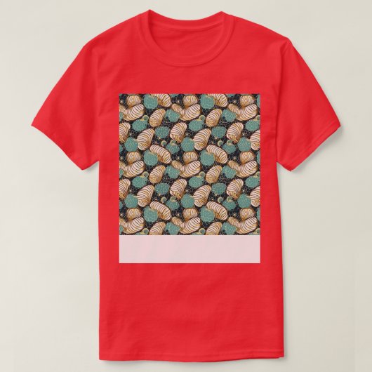 Seashell Seamless Pattern Sea Muschel Clam Beach S T-Shirt (Design vorne)