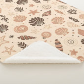Seashell Seamless Pattern Sherpadecke (3/4)
