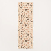 Seashell Seamless Pattern Yogamatte (Vorderseite)