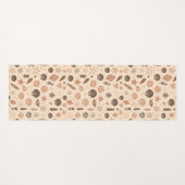Seashell Seamless Pattern Yogamatte (Vorderseite (Horizontal))