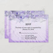Seashell Seesterne Hochzeit RSVP seashell1 (Vorne/Hinten)