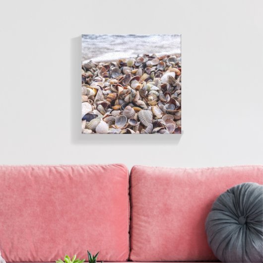 Seashell Serenade Leinwanddruck (Insitu (Wohnzimmer))