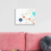 Seashell Shore Leinwanddruck (Insitu (Wohnzimmer))