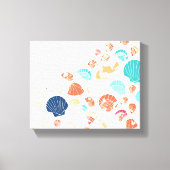 Seashell Shore Leinwanddruck (Vorderseite)