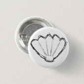Seashell Sketch Button (Vorne & Hinten)