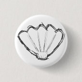 Seashell Sketch Button (Vorderseite)