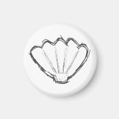 Seashell Sketch Magnet (Vorne)