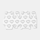 Seashell Sketch Zeichnend Muster Geschenkschachtel (Ungefaltet)
