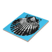 Seashell-Skizze Fliese (Seite)
