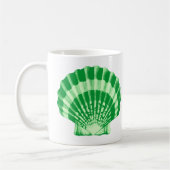 Seashell - Smaragdgrün Kaffeetasse (Links)