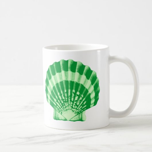 Seashell - Smaragdgrün Kaffeetasse (Rechts)