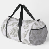 Seashell Soft Antique Art Beach Muscheln Duffle Bag (Rechte Ecke)