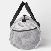 Seashell Soft Antique Art Beach Muscheln Duffle Bag (Rechts)