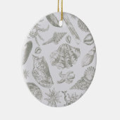 Seashell Soft Antique Art Beach Muscheln Keramikornament (Rechts)